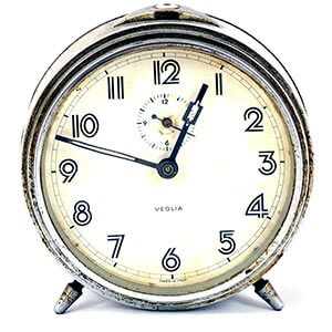 Antique Clock. Session Times at Nashville Colon Care
